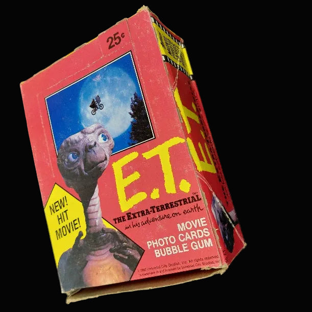 E.T. The Extra-Terrestrial Movie Topps Wax Box (1982)