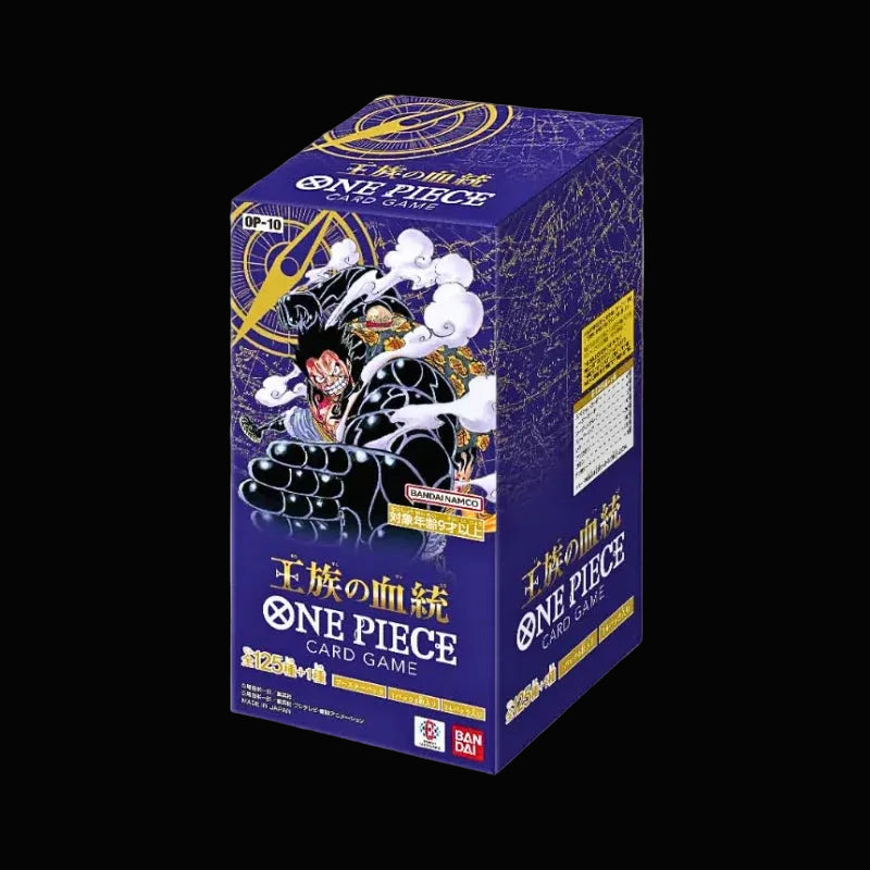 One Piece OP-10 Royal Blood Japanese Booster Box Display