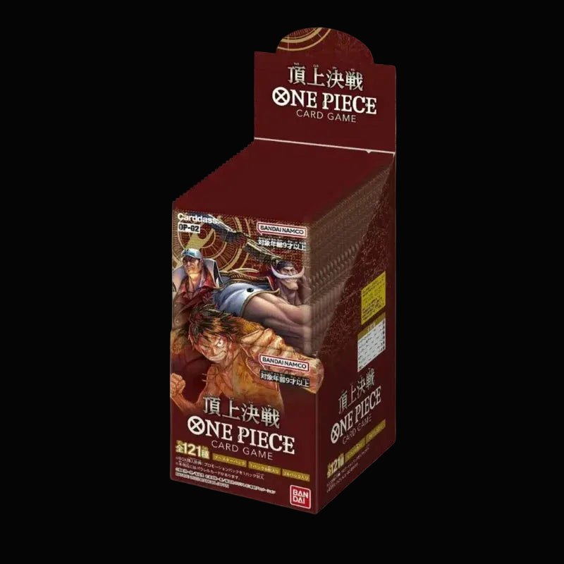 One Piece OP-02 Paramount War Japanese Booster Box Display
