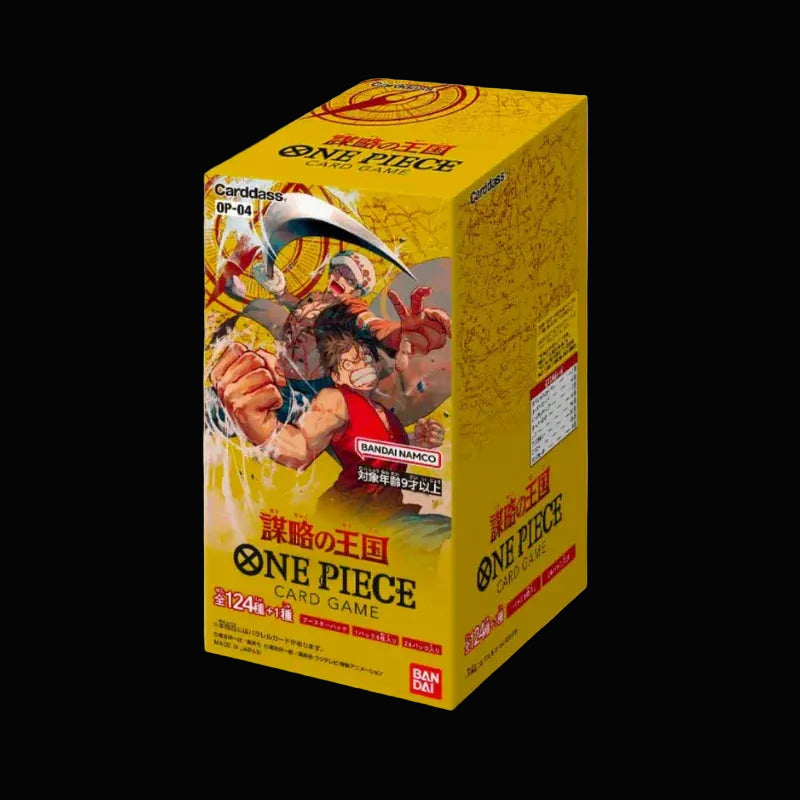 One Piece OP-04 Kingdoms of Intrigue Japanese Booster Box Display