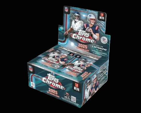Topps Chrome Football NFL Hobby Jumbo Box 2025