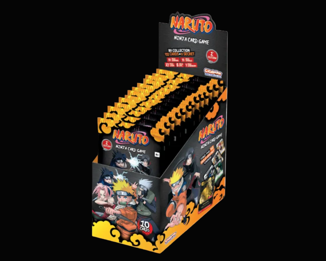 Naruto Mythos TCG Booster Display Konoha Shidō 1st Edition EN