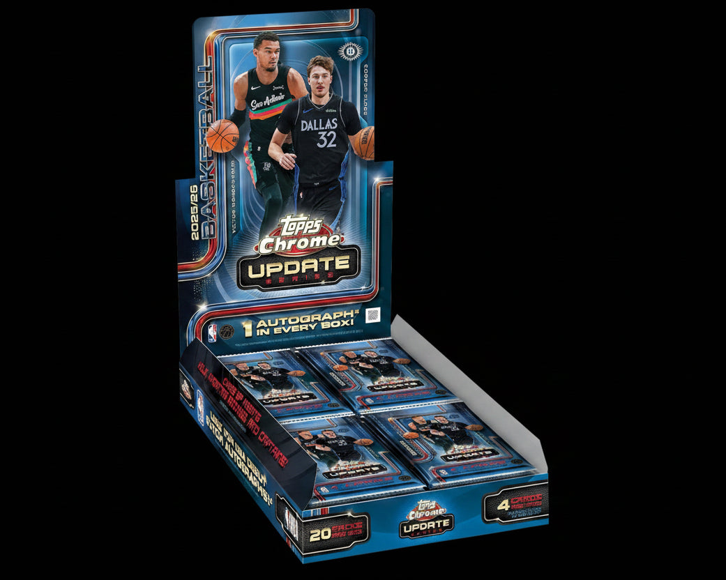 Topps Chrome NBA Update Series Basketball Hobby Box 2025 / 2026