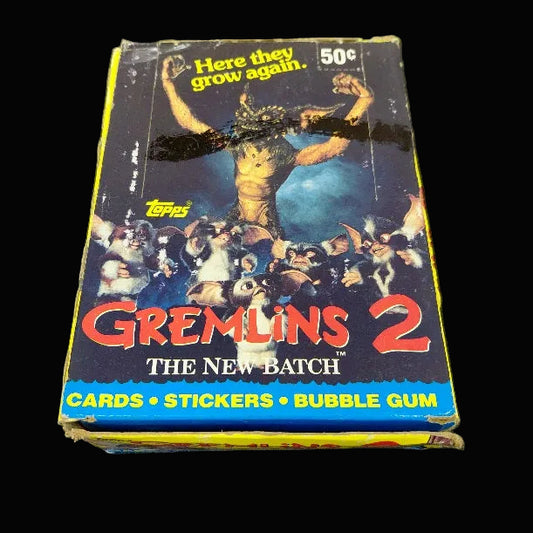 Topps Gremlins 2 Movie Trading Card Box (1990)