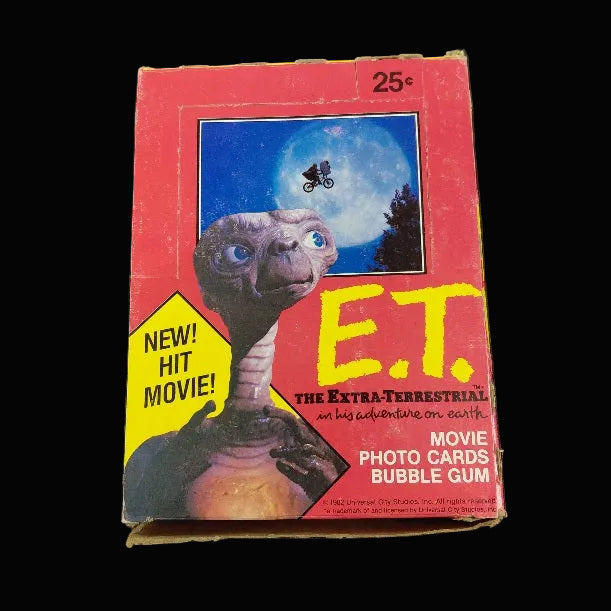 E.T. The Extra-Terrestrial Movie Topps Wax Box (1982)
