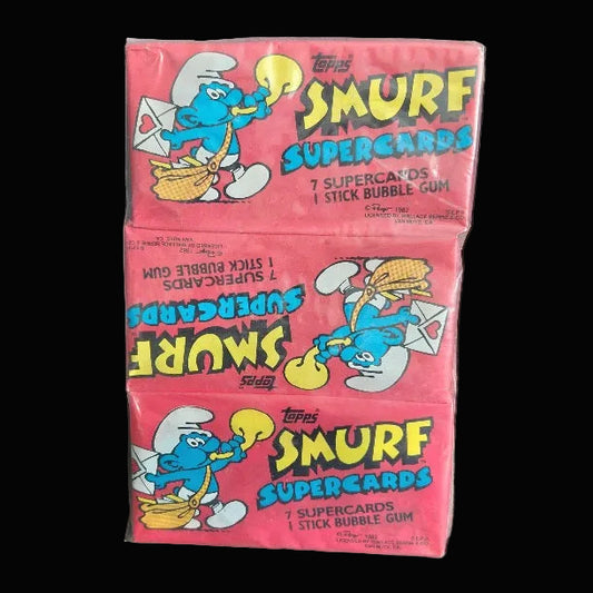 Smurf / Smurfs Supercards 18 Packs (1982)