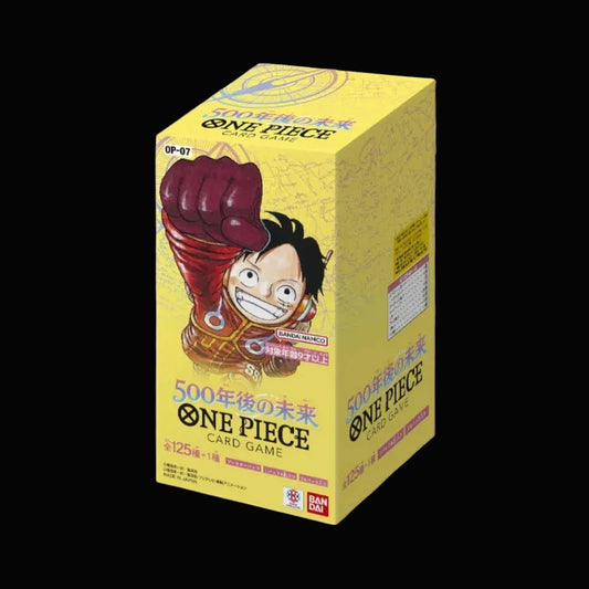 One Piece OP-07 500 Years in the Future Japanese Booster Box Display