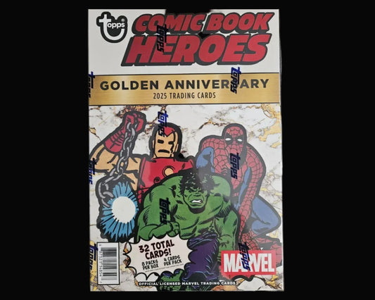Topps Marvel Comic Book Heroes 1975 Golden Anniversary Hobby Box 2025