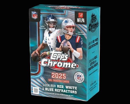 Topps Chrome Football NFL Value Box 2025