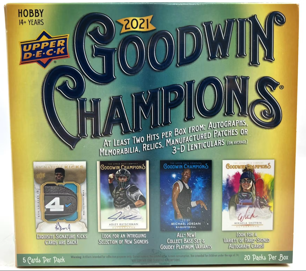2021 Upper Deck Goodwin Champions Hobby Box