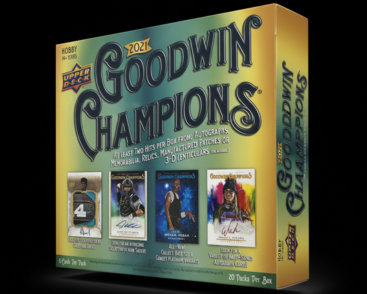 2021 Upper Deck Goodwin Champions Hobby Box