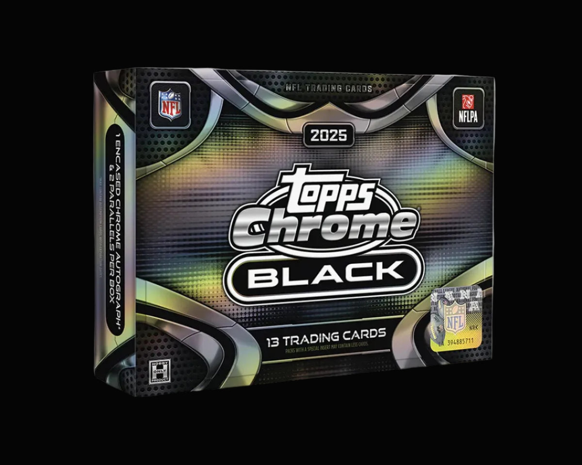 Topps Chrome Black NFL Football Hobby Box 2025