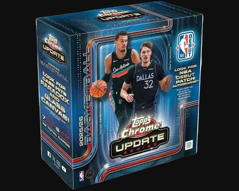 Topps Chrome Updates NBA Basketball 2025/26 Mega Box