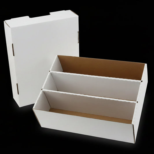 Premium Karton-Aufbewahrungsboxen 3 Reihen